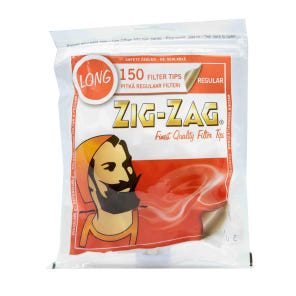 ZIGZAG 롱레귤러필터 직경 8mm, 길이20mm, 수량 150pcs