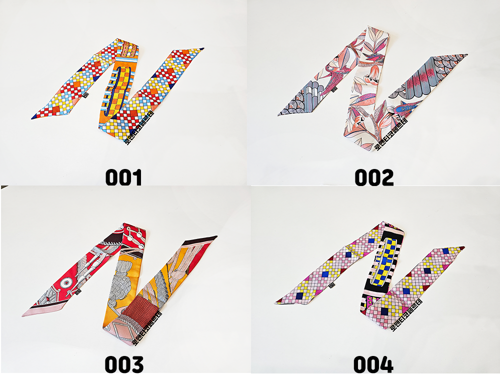 명품 쁘띠 실크 스카프 68종 방도