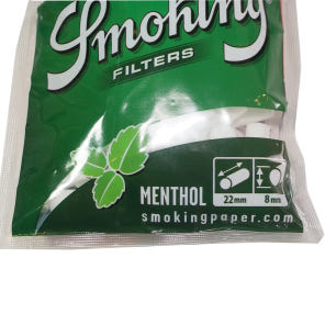 SMOKING 맨솔 롱 레귤러필터 8mm 100pcs