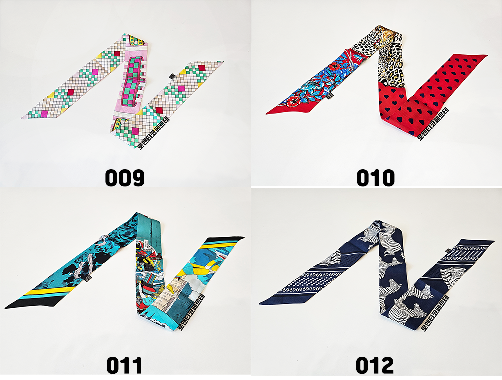 명품 쁘띠 실크 스카프 68종 방도