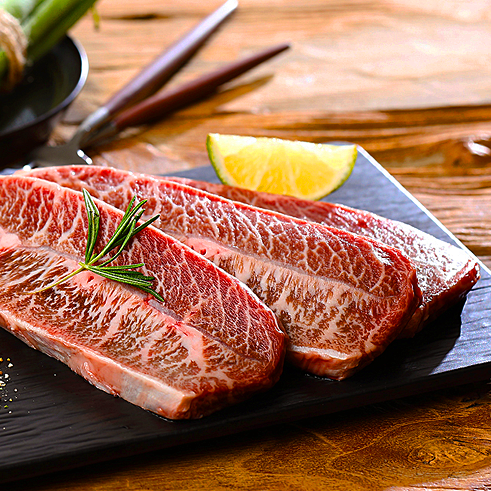 바라던 호주산 건강한 목초육 부채살 200g 2팩 스테이크 소고기 육전 구이용