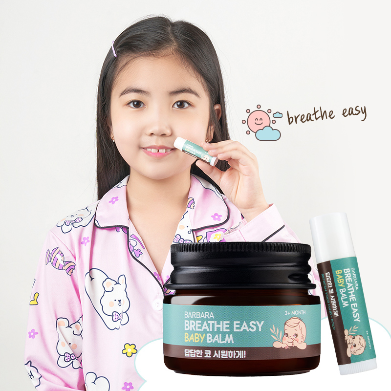 바르바라 아기 코막힘 밤 유아 코밤 스틱 코건조 크림 연고 코보습제 브레이스이지 - 상세 이미지 3