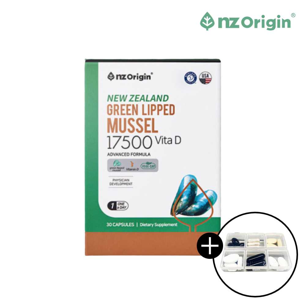 뉴질랜드 초록잎홍합 오일 초록홍합 초록입 GREENLIPPED MUSSEL 30캡슐