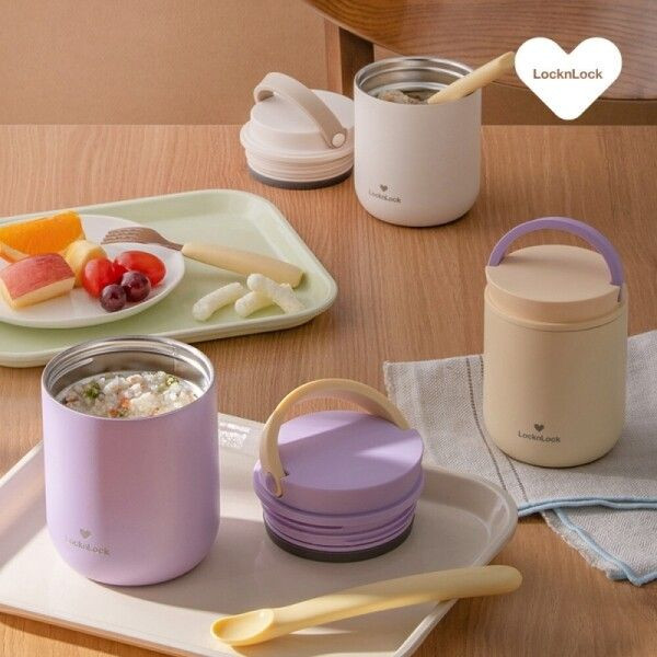 락앤락 죽통 보온도시락 리틀럽 푸드자 300ml 사진 2