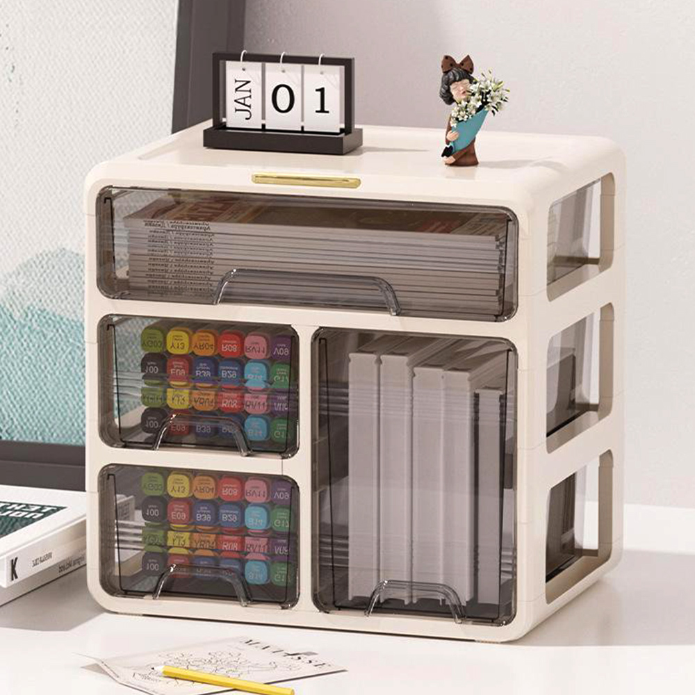 대용량 책상정리함 사무실 책상 정리 데스크 오거나이저 이미지 3