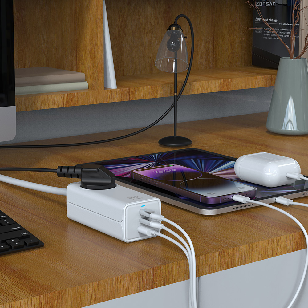 GAN PD USB C타입 PPS 65W 200W 4000W 멀티탭 고속충전기