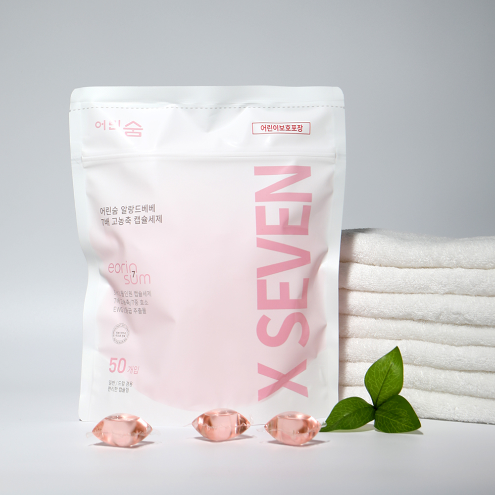 어린숨 캡슐세제  올인원 50개입 대용량