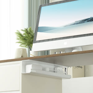 강력접착 멀티탭정리함 6구 책상 콘센트 전선 정리함 소형 멀티탭거치대 실사용 후기 | 효과 있을까? - 상품 이미지 2