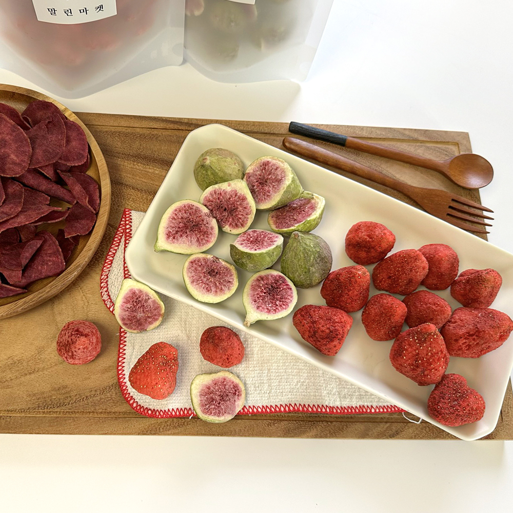 동결건조딸기 동결건조과일칩 딸기칩 400g, 1개 - 상세 이미지 4