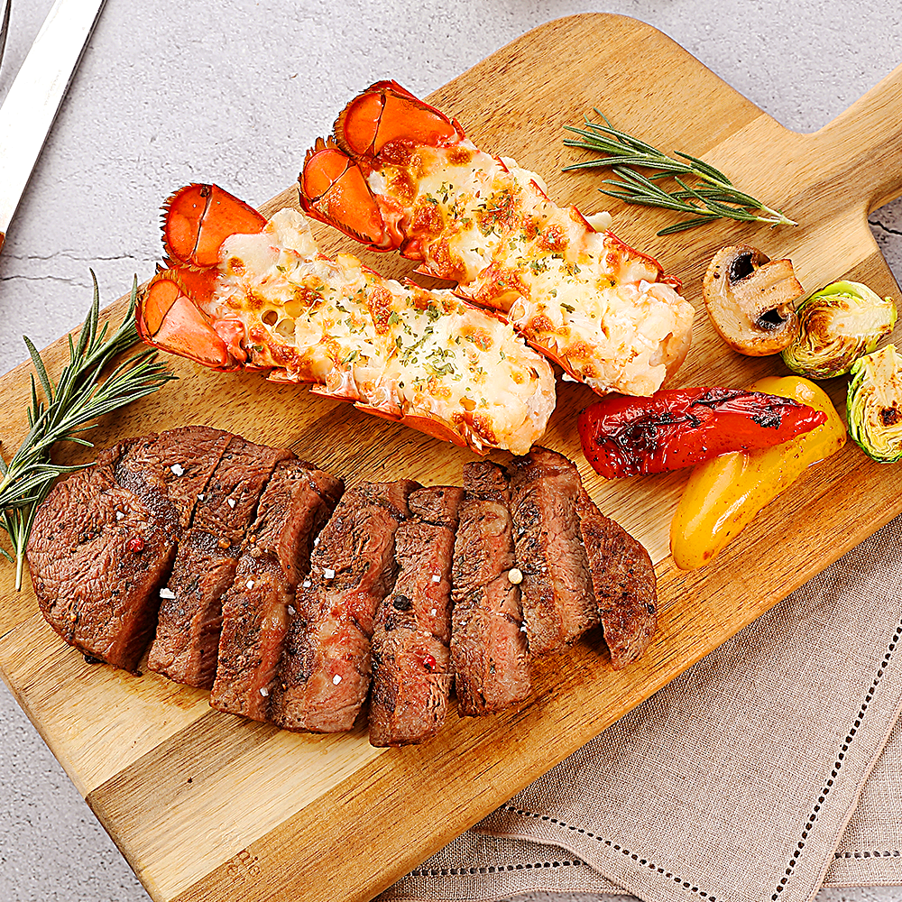 바라던 호주산 건강한 목초육 부채살 200g 2팩 스테이크 소고기 육전 구이용