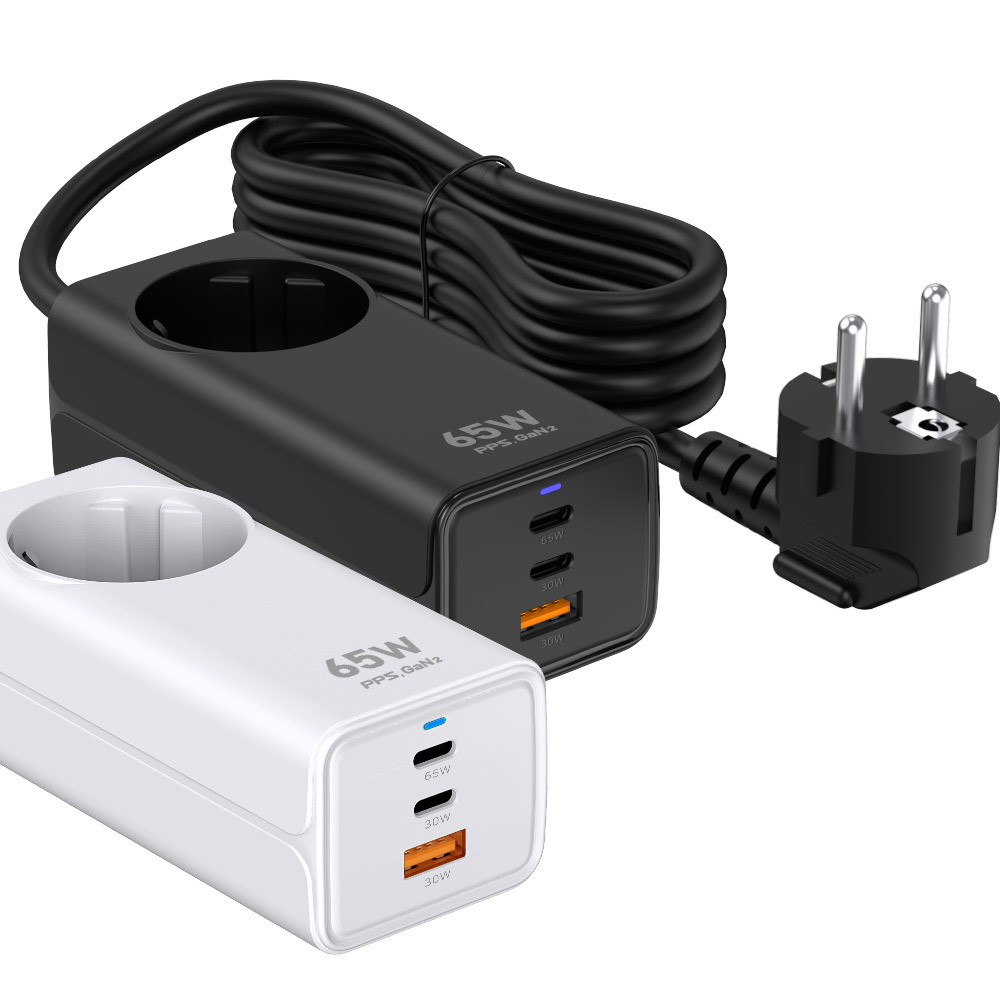 GAN PD USB C타입 PPS 65W 200W 4000W 멀티탭 고속충전기 - 상세 이미지 3