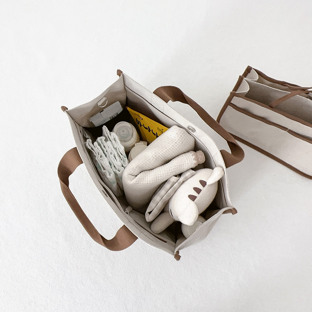 마롤 캔버스 기저귀가방 대형 생활방수 이너백 포함 가벼운 국민 숄더백 아기