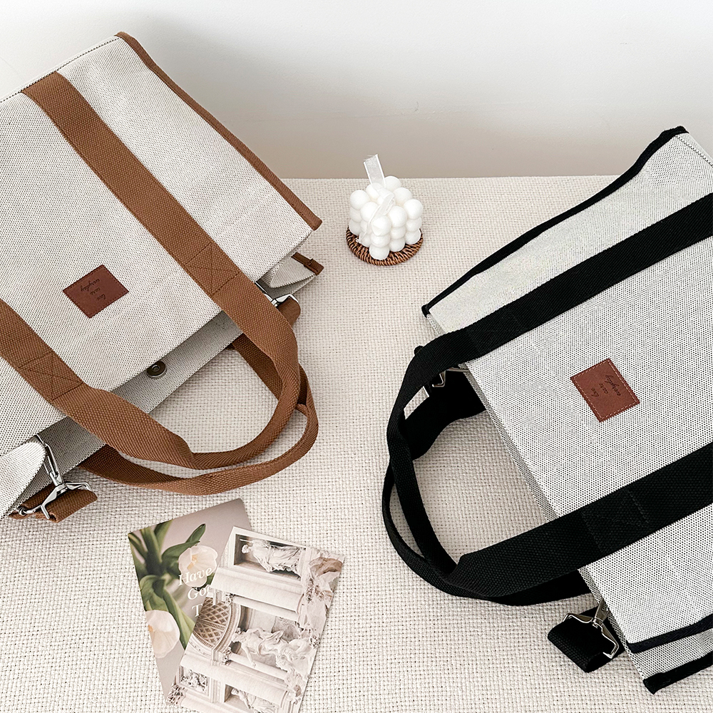 마롤 캔버스 기저귀가방 대형 생활방수 이너백 포함 가벼운 국민 숄더백 아기