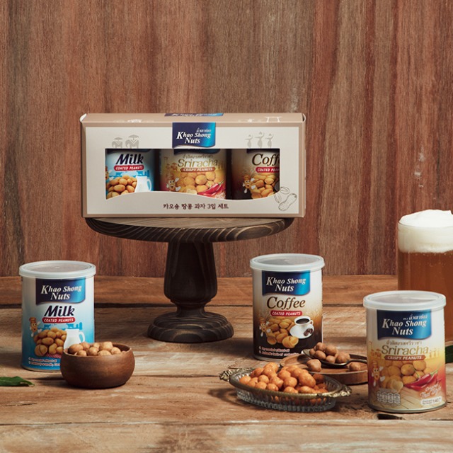 카오숑 땅콩과자 3입 세트 460g - 상품 이미지