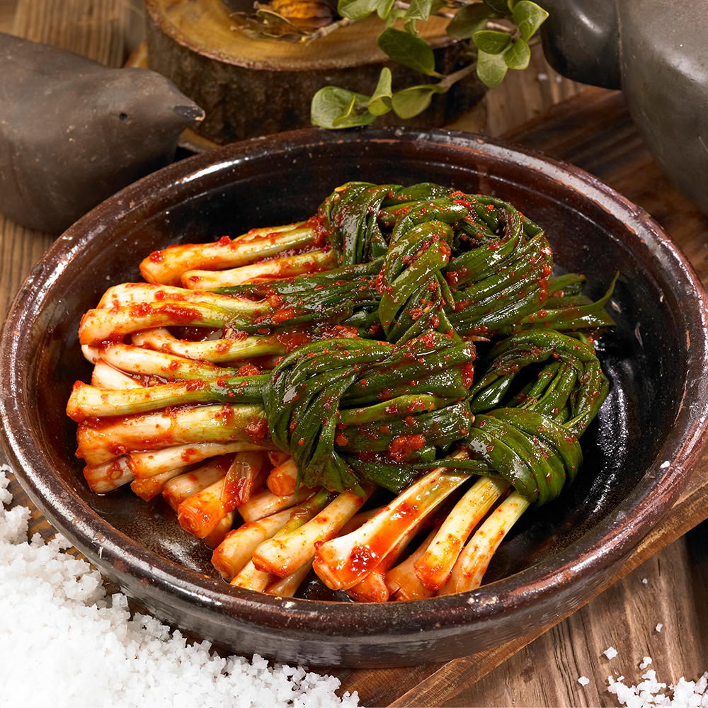 참가득 입맛 돋우는 파김치 450g 국산100% 잔파 별미김치 - 상세 이미지 4