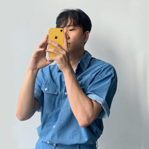 남자데님셋업 남자청남방 착용 후기 | 사이즈/핏 총정리 - 상품 이미지 3
