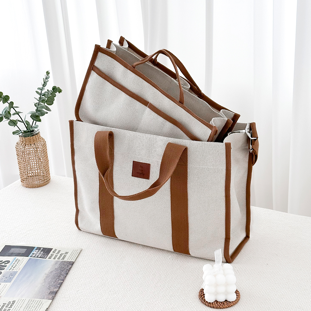 마롤 캔버스 기저귀가방 대형 생활방수 이너백 포함 가벼운 국민 숄더백 아기