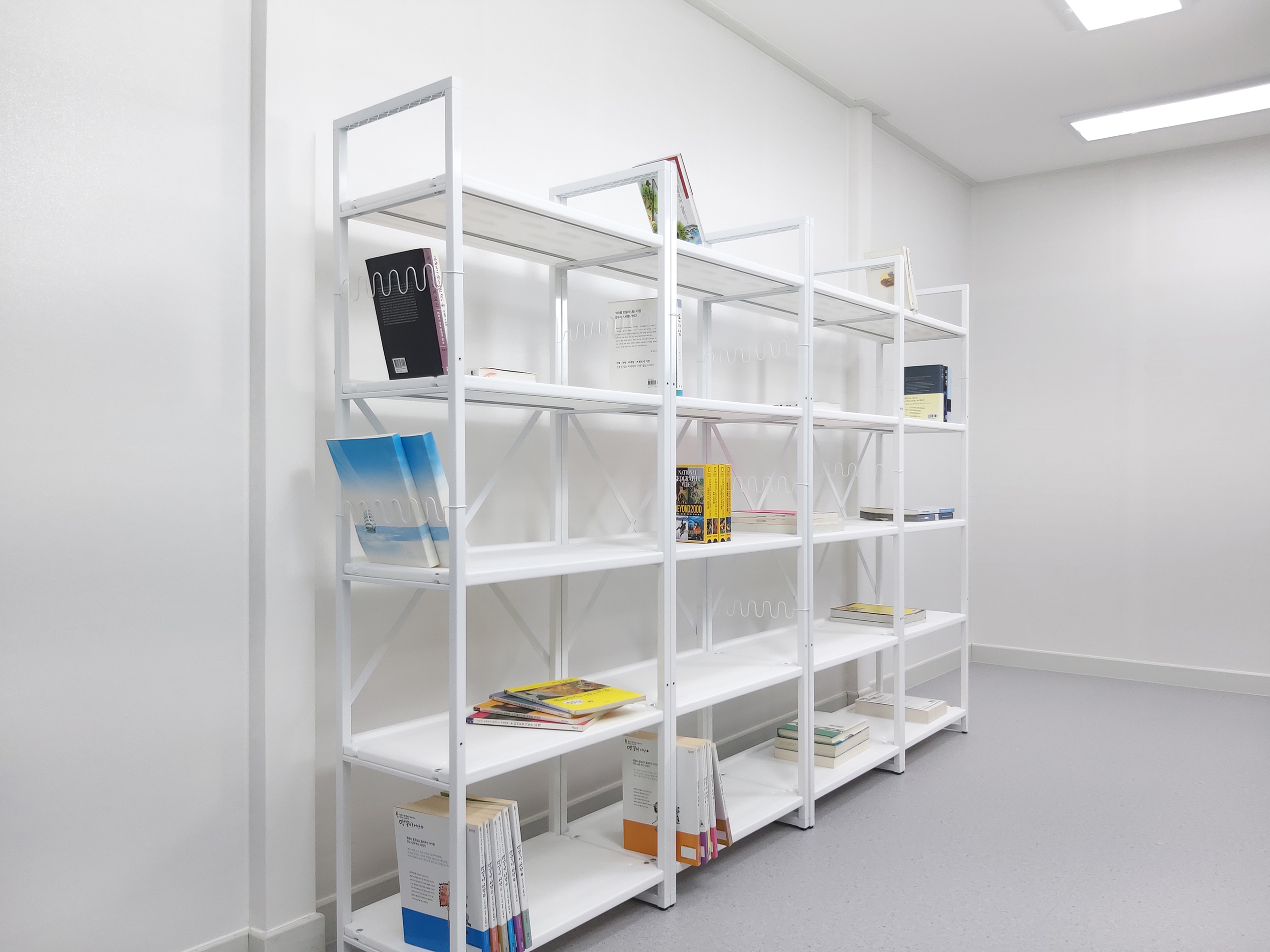 [모아미] 시스템행거 드레스룸 옷걸이 조립식 600선반2단