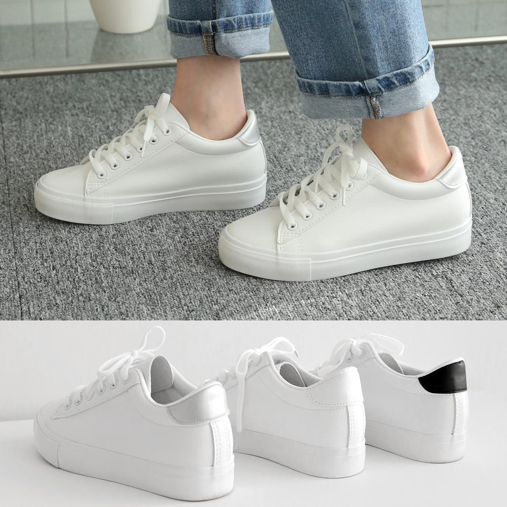 소가죽 여성 키높이 스니커즈 티안나는 통굽 운동화 6cm