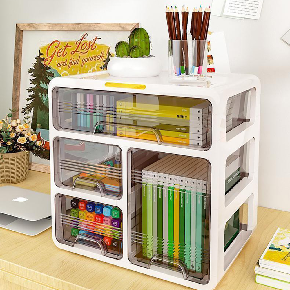 대용량 책상정리함 사무실 책상 정리 데스크 오거나이저 이미지 2