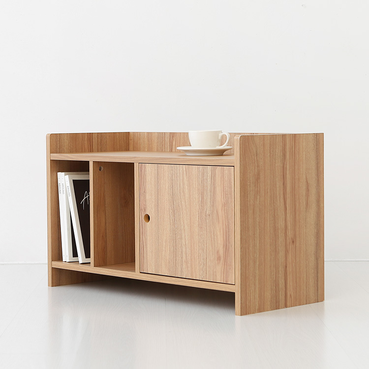 숄리드 1문2칸 낮은수납장 MB22BSH4680 820x340x465mm, 2단, 캄포어베니어 4514.9556 - 상세 이미지 2