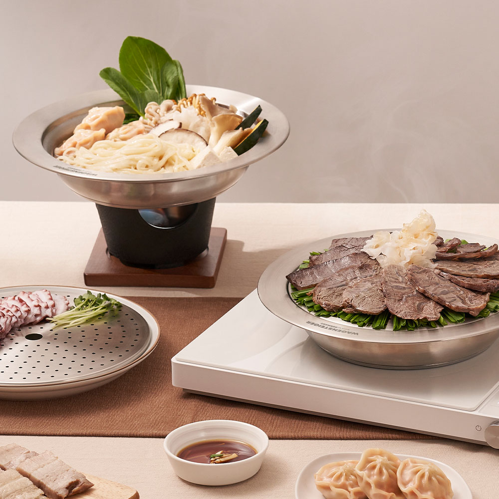 바겐슈타이거 IH 스텐 스팀워머 20cm+타공찜판 워머 찜기 쿠커 - 상세 이미지 5