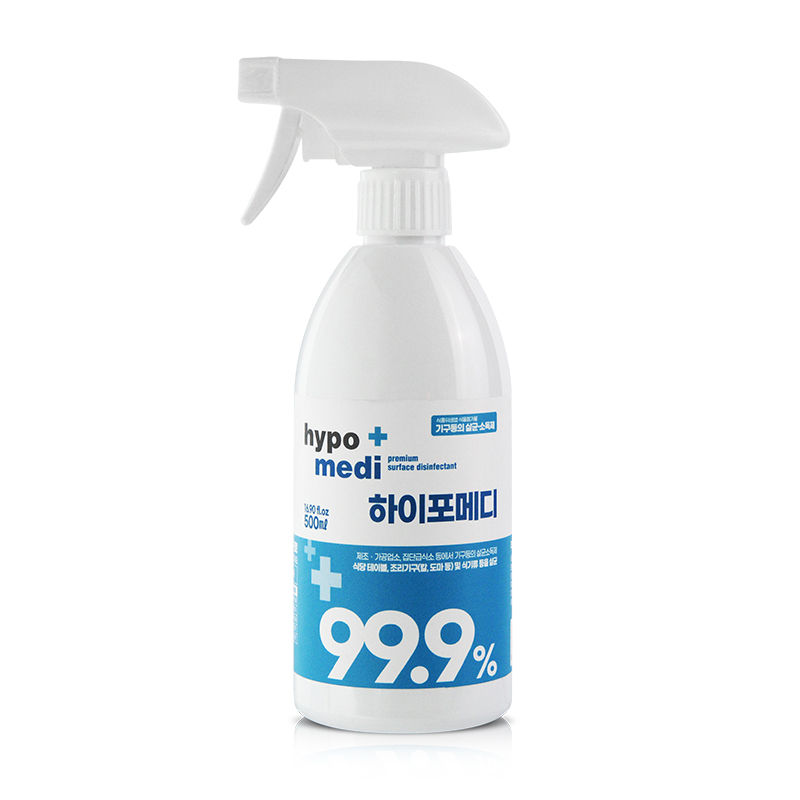 식품첨가물 하이포메디 4L+500ml 기구등의 살균소독제 식당 살균제 뿌리는 소독제 소독 스프레이 HOCL 소독수 차아염소산수 크린콜 - 상세 이미지 4
