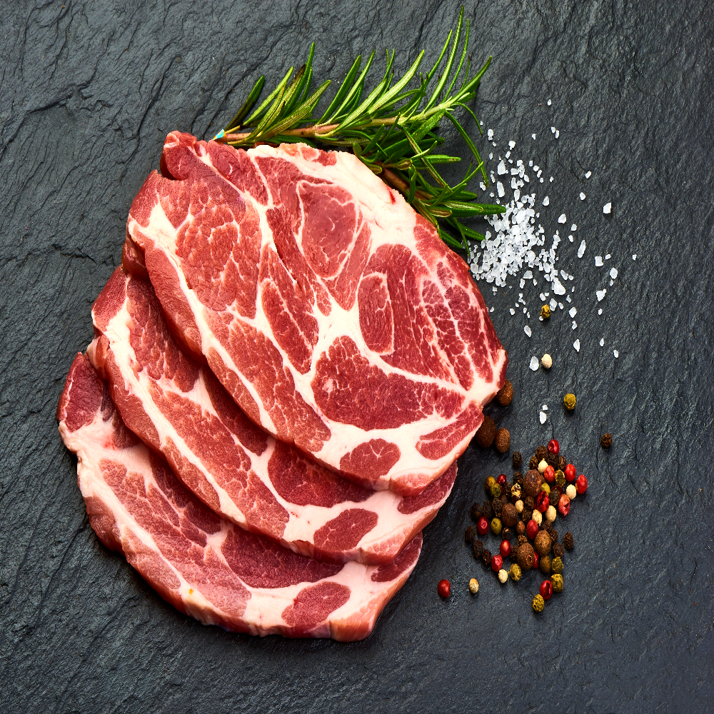 풍진축산 한돈 냉장 목살 구이 캠핑 수육용 500g+500g