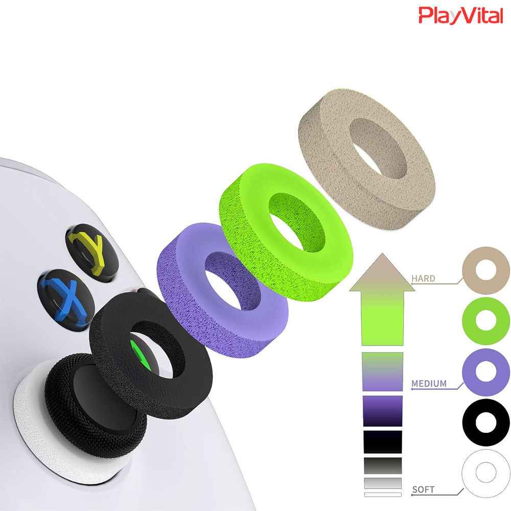 컨트롤러 스틱 갈림방지 링 PlayVital 스펀지 에임링 프로콘2 듀얼센스 스팀덱 엑박패드 - 상세 이미지 2