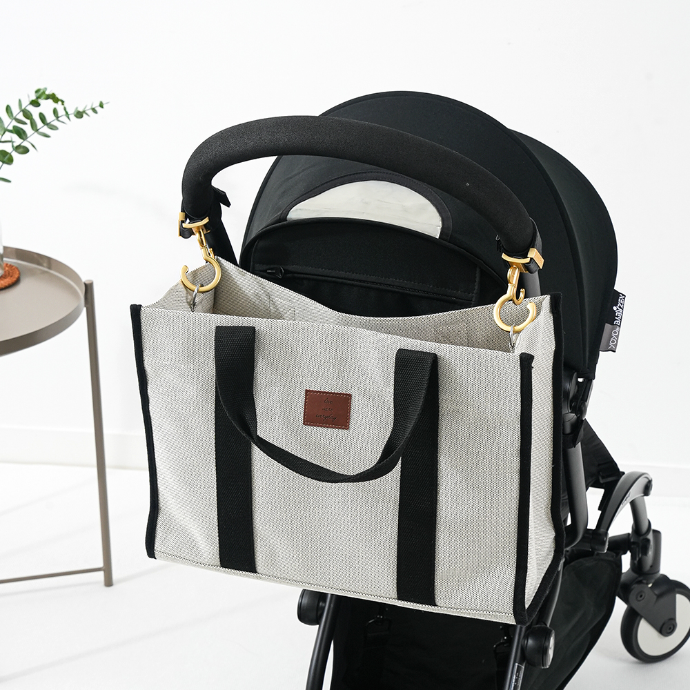 마롤 캔버스 기저귀가방 대형 생활방수 이너백 포함 가벼운 국민 숄더백 아기