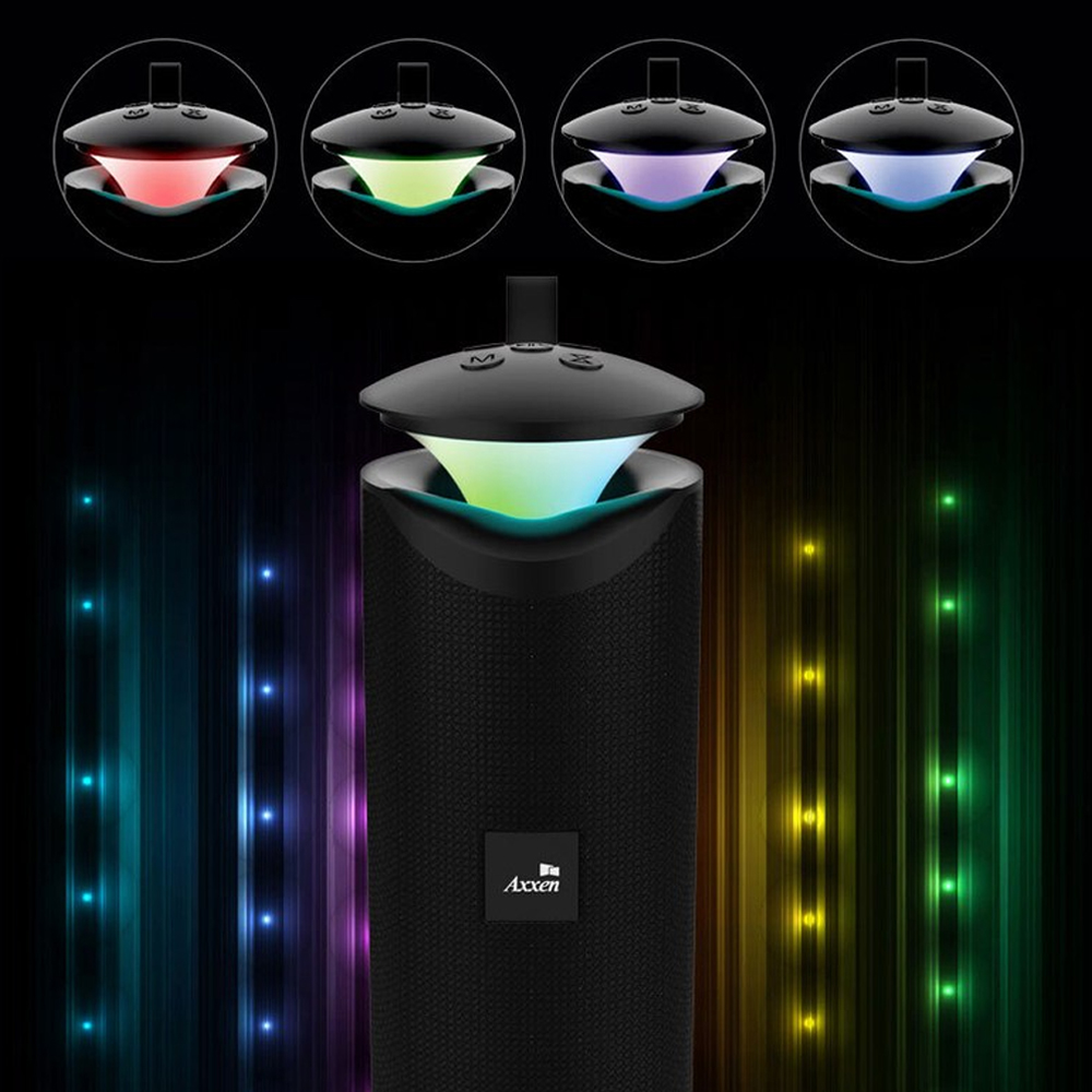 액센 LED 랜턴형 블루투스 스피커 듀얼사운드 TF USB 재생 휴대용 캠핑용 이미지 4