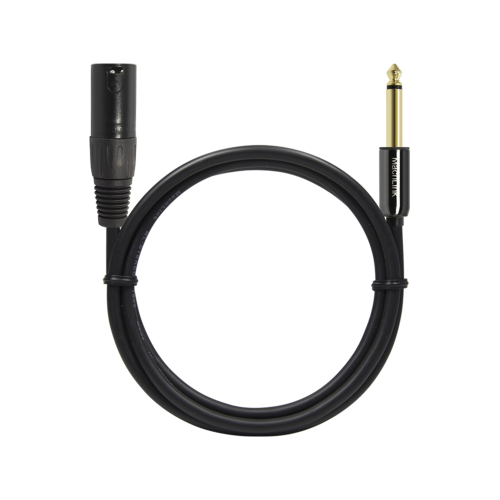 마하링크 XLR 캐논 TO 5.5(6.3) 모노 마이크 케이블 1.5m, 1개 - 상품 이미지