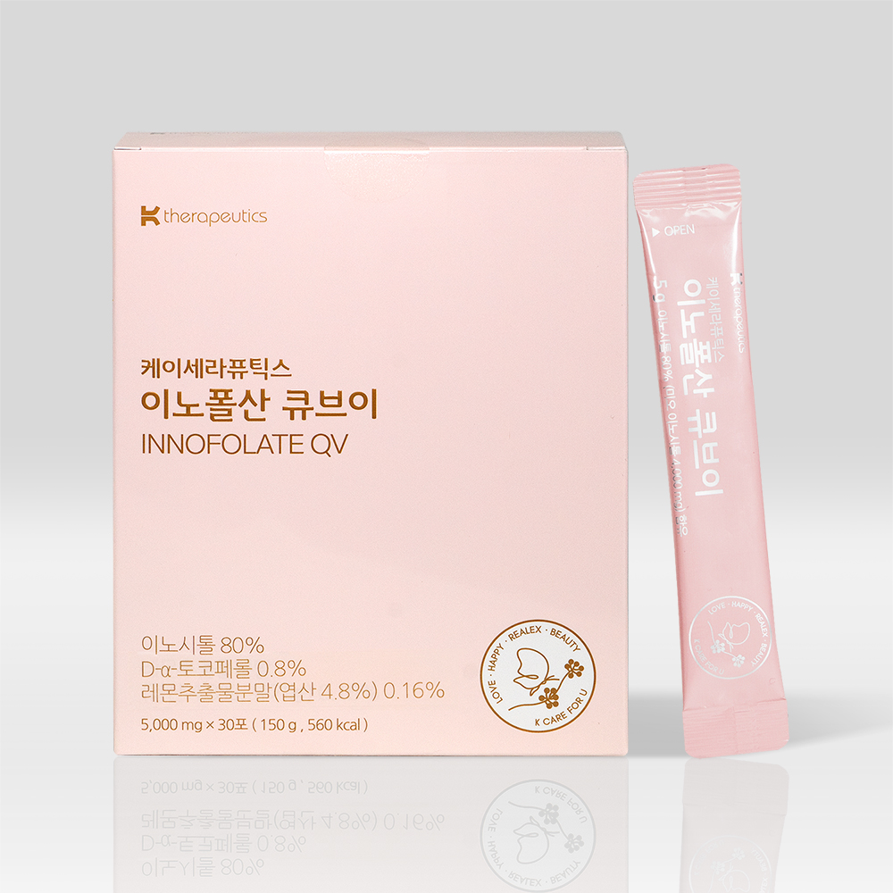 이노폴산 큐브이 이노시톨 토코페롤 엽산 30포, 1개 - 상세 이미지 3