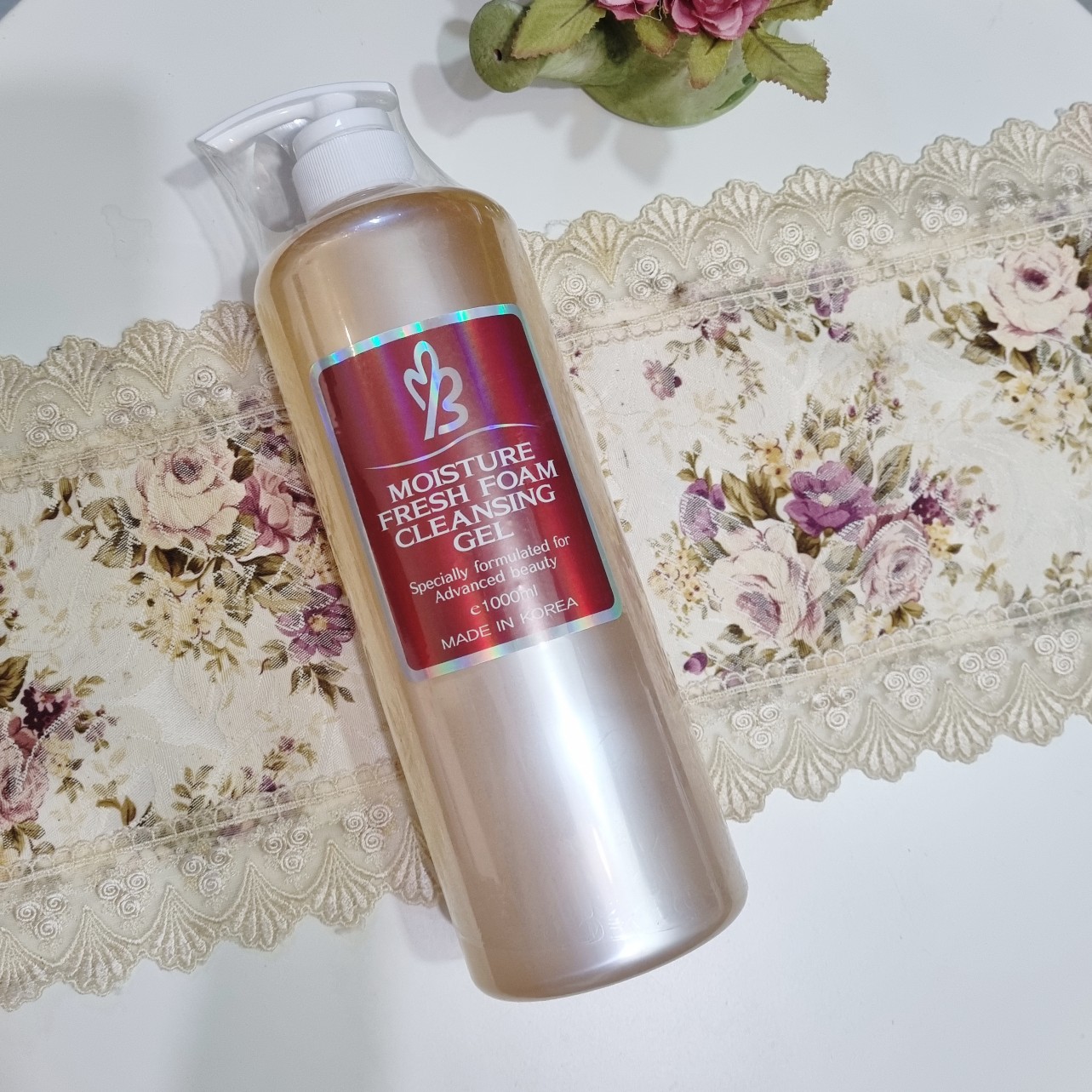 에스테벨 모이스춰 프레쉬 폼크린싱 겔 1000ml 대용량 보습 클렌징폼 젤 클렌저 - 상품 이미지
