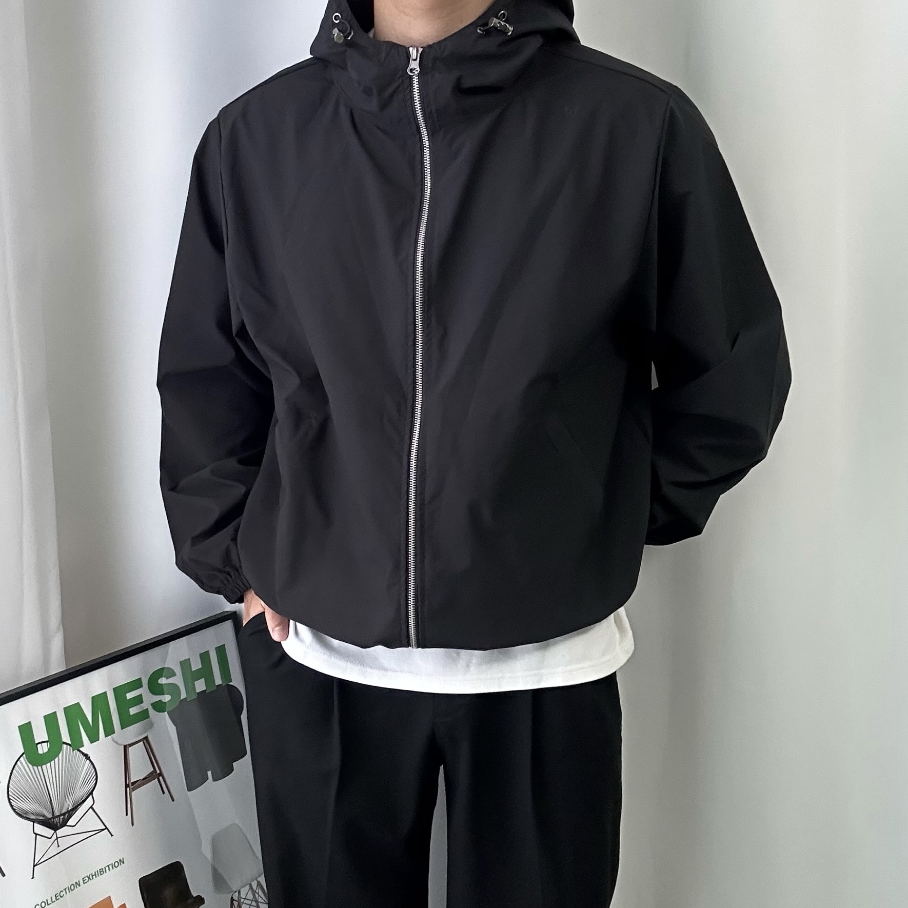 오버핏바람막이 나일론바람막이 이미지 3