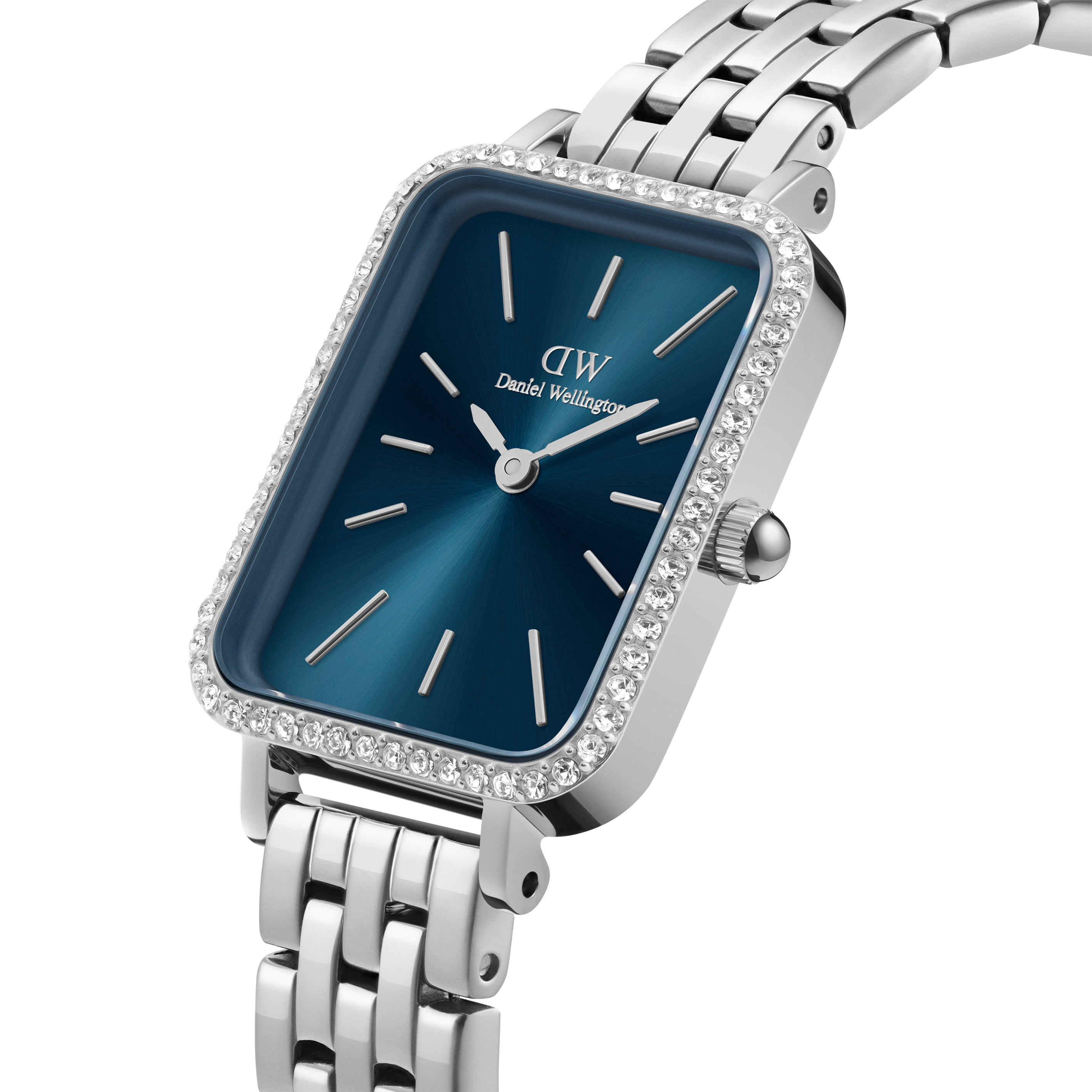 다니엘 웰링턴 QUADRO LUMINE BEZEL 5-LINK ARCTIC 여자메탈시계 이미지 8