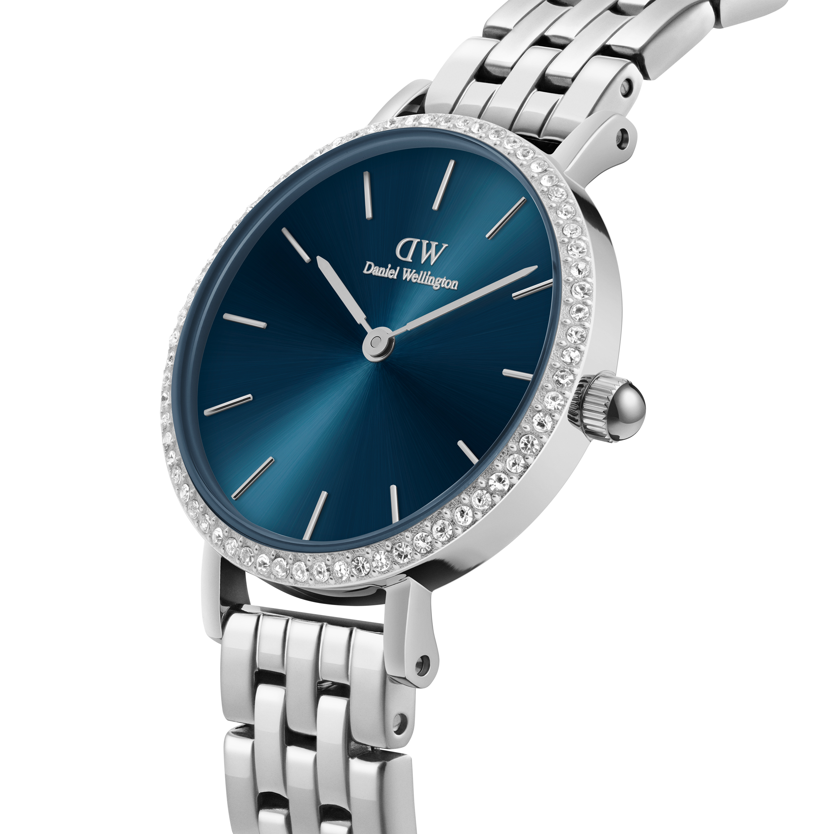 다니엘 웰링턴 PETITE LUMINE BEZEL 5-LINK ARCTIC 여자메탈시계 이미지 7