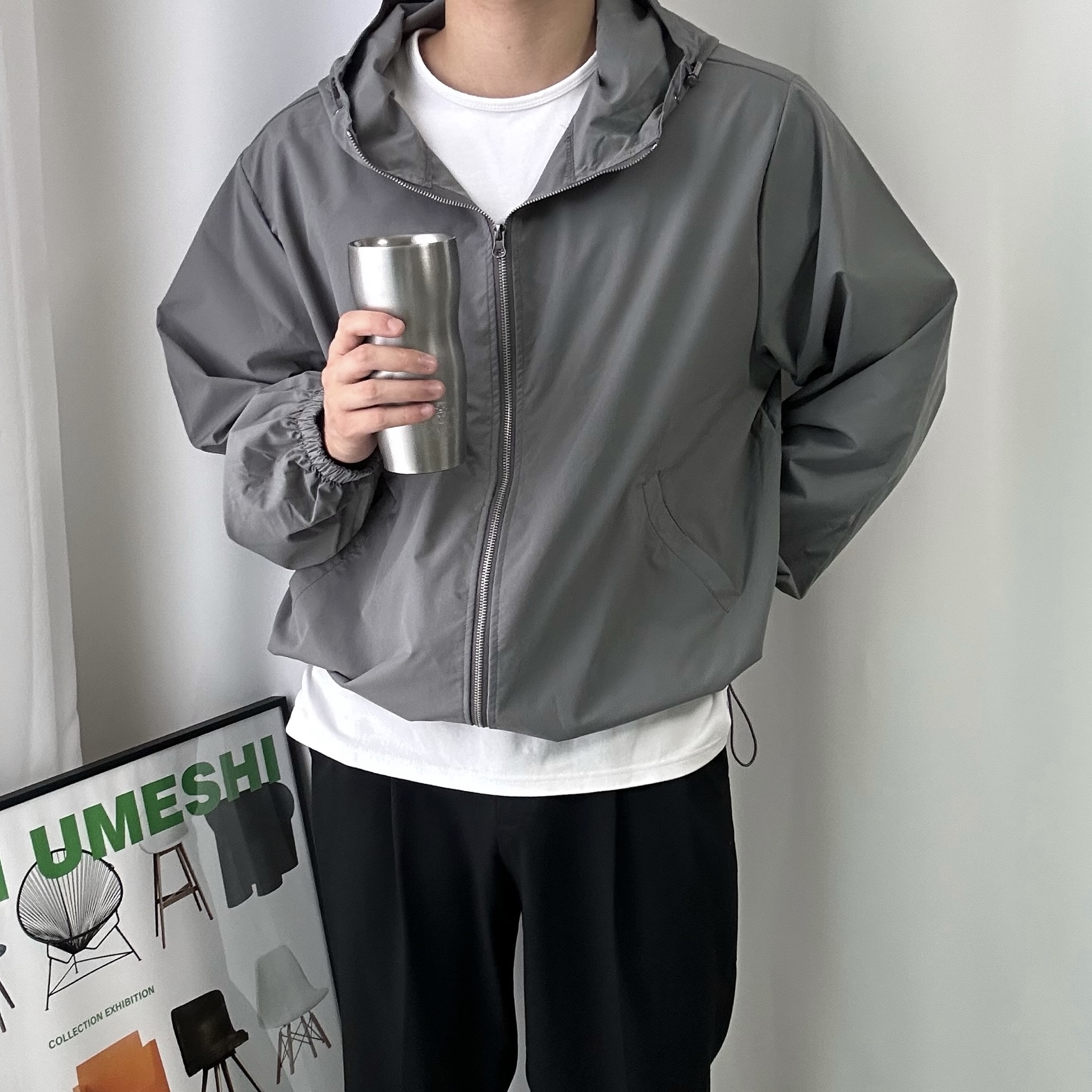 오버핏바람막이 나일론바람막이 이미지 4