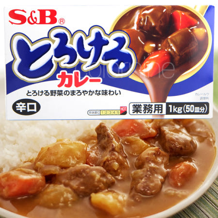 도로케루 토로케루 1kg 매운맛 일본카레 고형 에스앤비 에스비 S&B 벌크카레