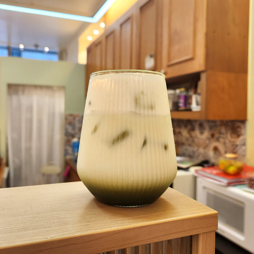 온더락잔 플리츠항아리 플랫화이트잔 내열유리컵460ml - 상세 이미지 3