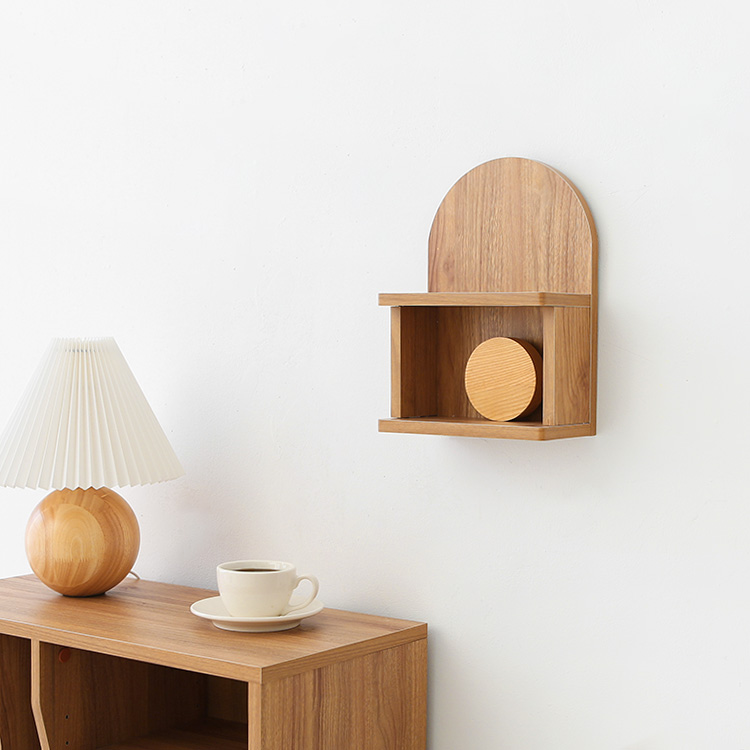 숄리드 미니벽선반 230x115x320mm, 1단, 캄포어베니어 4284.8312 - 상세 이미지 2