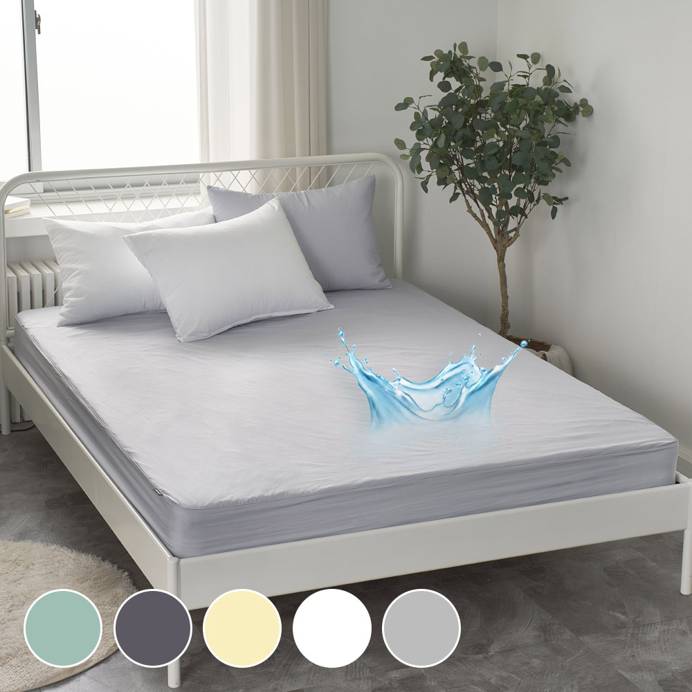 털안붙는 침대커버 강아지 고양이 누빔 매트리스커버 화이트 슈퍼싱글 SS