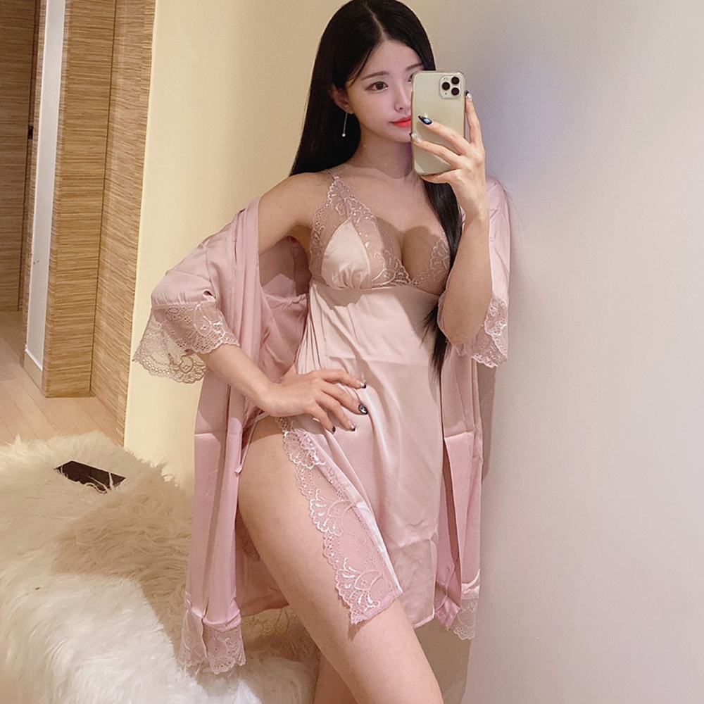 이벤트속옷 섹시 슬립 란제리 야한 빅사이즈 잠옷 허니문 - 상세 이미지 3