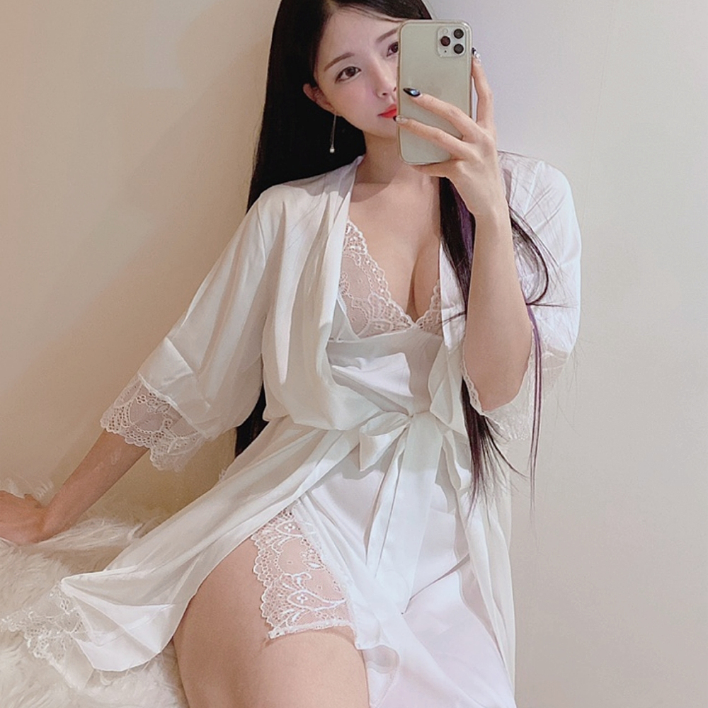 이벤트속옷 섹시 슬립 란제리 야한 빅사이즈 잠옷 허니문 - 상세 이미지 4