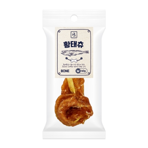 브리더랩 황태츄 본 15g 강아지 오래먹는 껌 강아지 치석제거 이갈이 황태 간식 : 루니펫