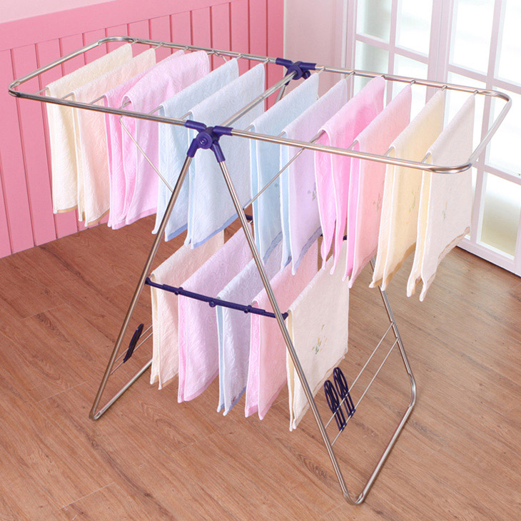 웰라이프 Y형 접이식 빨래건조대 빨래행거 C형 보급형 / 대형
