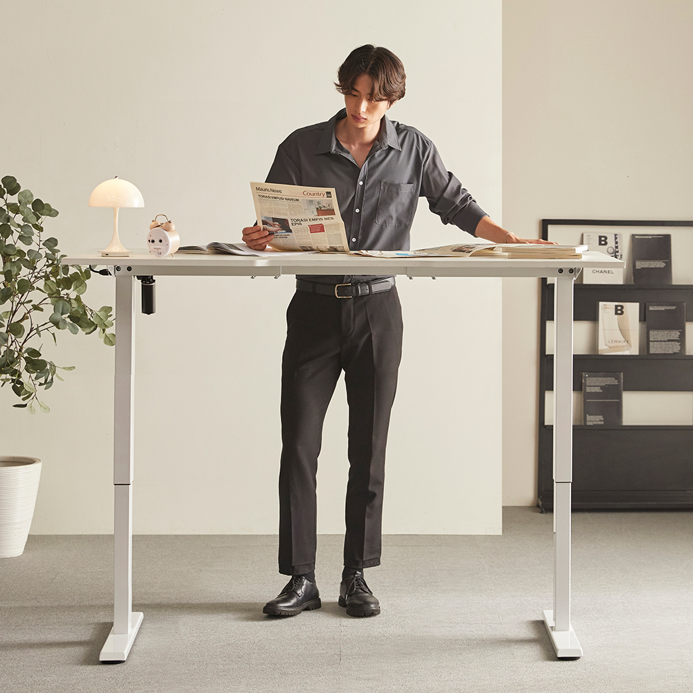 에이픽스 모션데스크 스탠딩 높낮이 높이조절 책상 MD301 1400x750