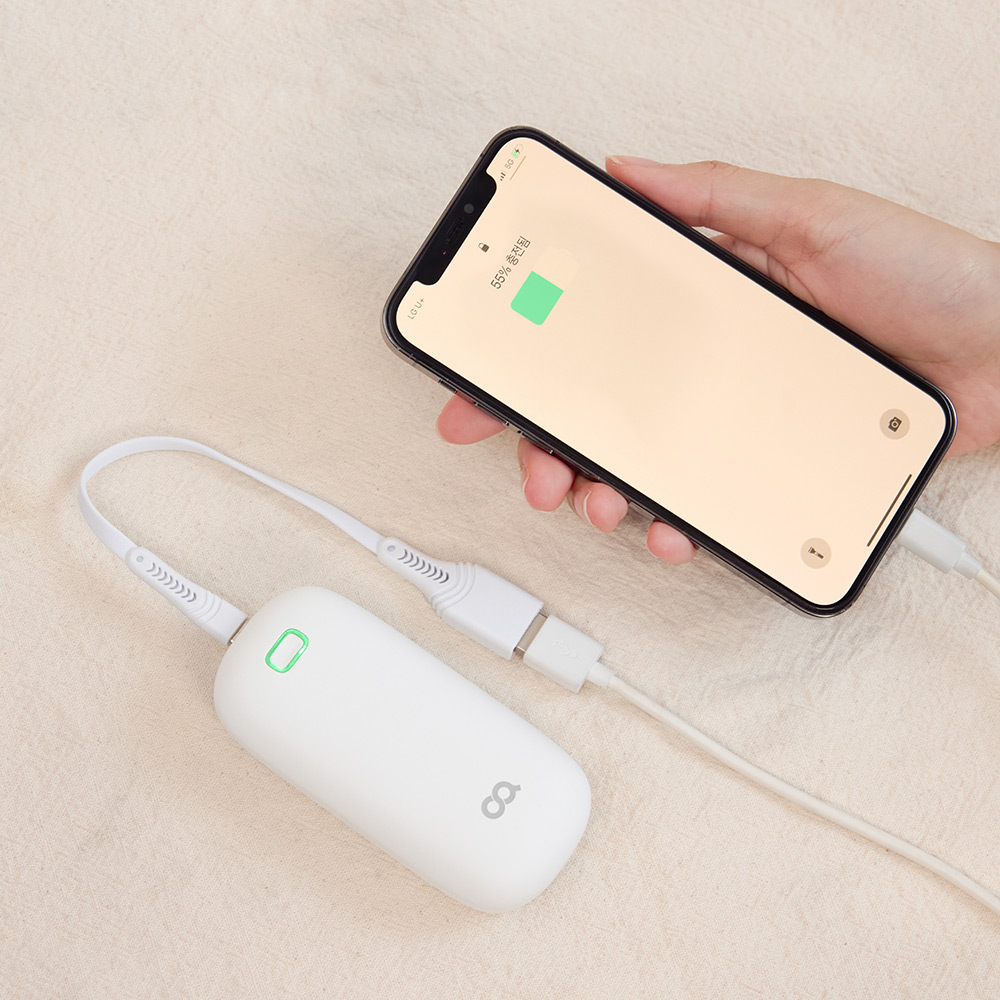 오아 쏙핸디 미니 휴대용 전기 손난로 USB 충전식 핫팩 대용량 보조배터리 - 상세 이미지 5