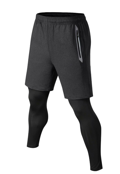 남자 라이딩 레깅스바지 여름용 9부자전거바지 여름 타이즈일체형 자전거반바지 춘추 사이클팬츠 - 상세 이미지 5