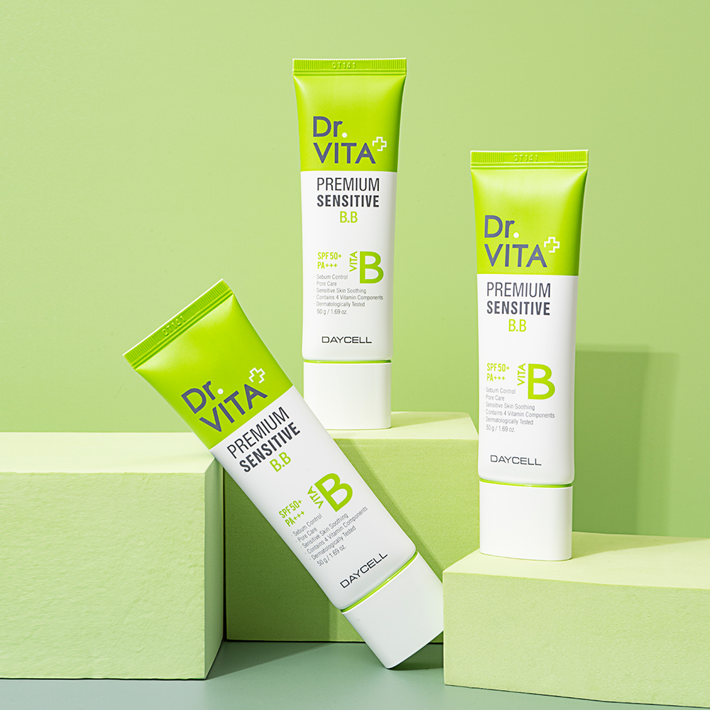 닥터비타 프리미엄 비타민 B 센서티브 비비 50g (SPF50+/PA+++) - 상세 이미지 5